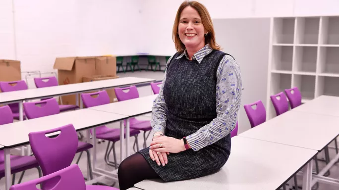 Georgina Mulhall, of Gomer Junior School.